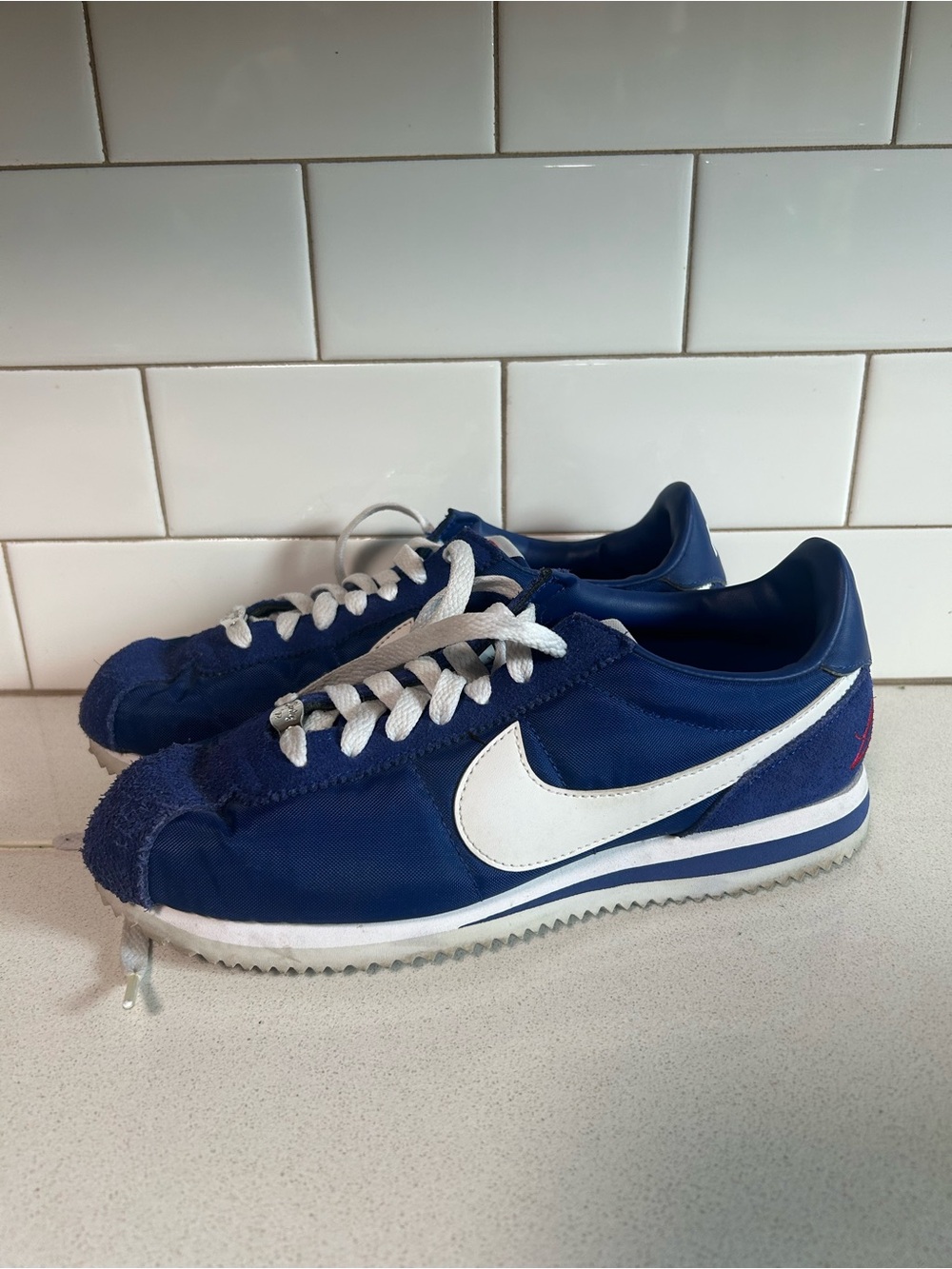 Nike Los Angeles Cortez Royal blue and White Retro Runner Sneakers